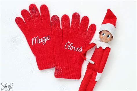 Elf touching gloves